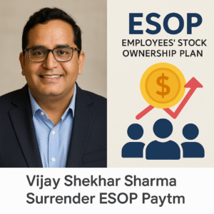 Vijay Shankar Sharma Surrender ESOP Paytm